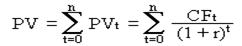 NPV, Net Present Value,   ,   