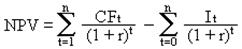 NPV, Net Present Value,   ,   